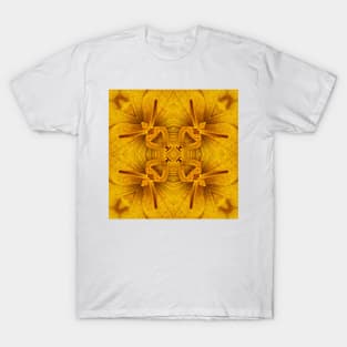 DANCE in 4. BLOOMİNG GOLD floral fantasy pattern and design T-Shirt